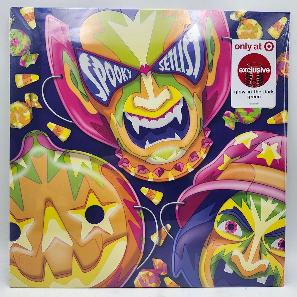 Spooky Setlist Vinyl Record LP Glow-In-The-Dark Green Target Exclusive